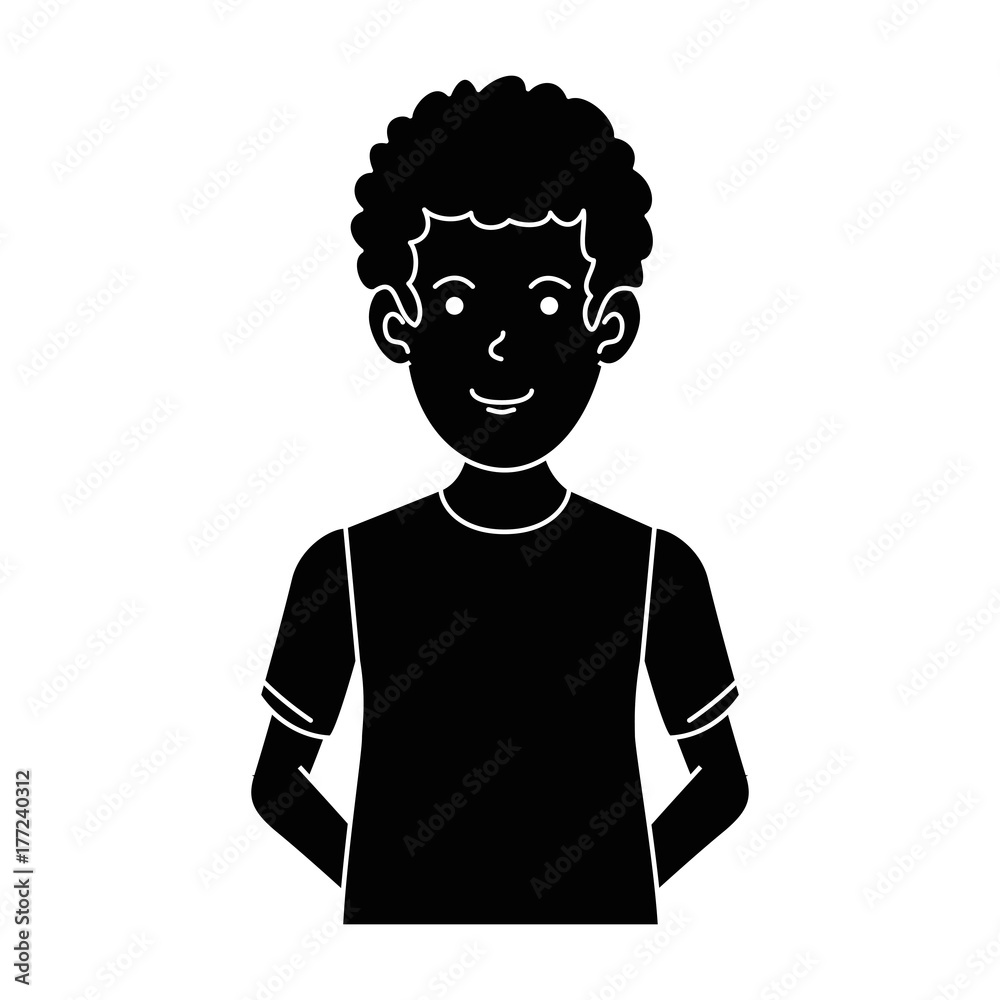 young man avatar character young man avatar character