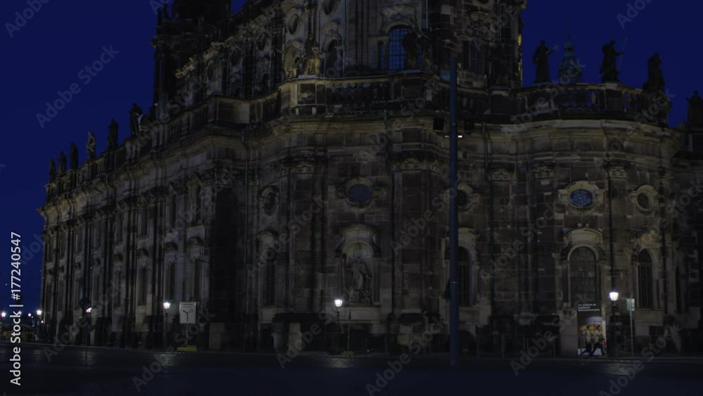 The Catholic Church of the Royal Court of Saxony (Hofkirche) in Dresden, Germany, Jul 2017