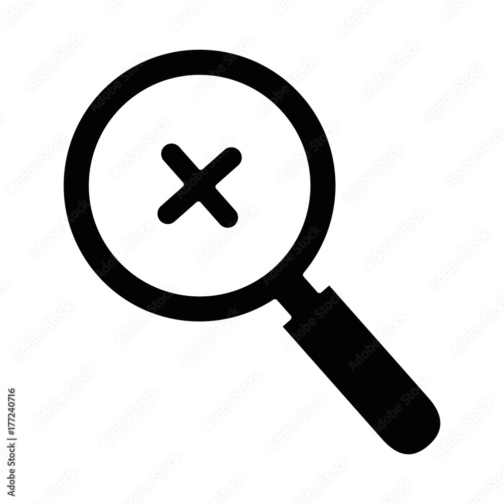 magnifying glass isolated icon magnifying glass isolated icon