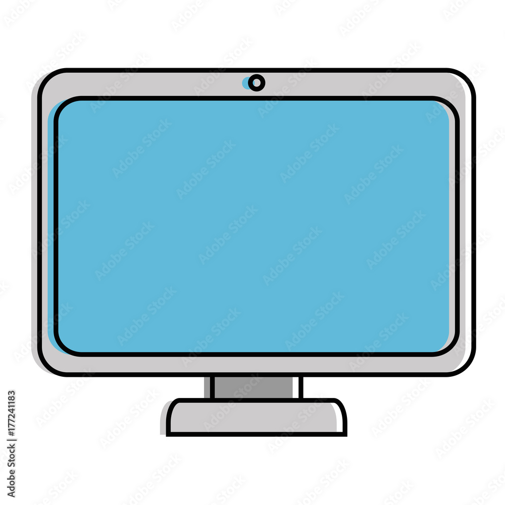computer display isolated icon computer display isolated icon