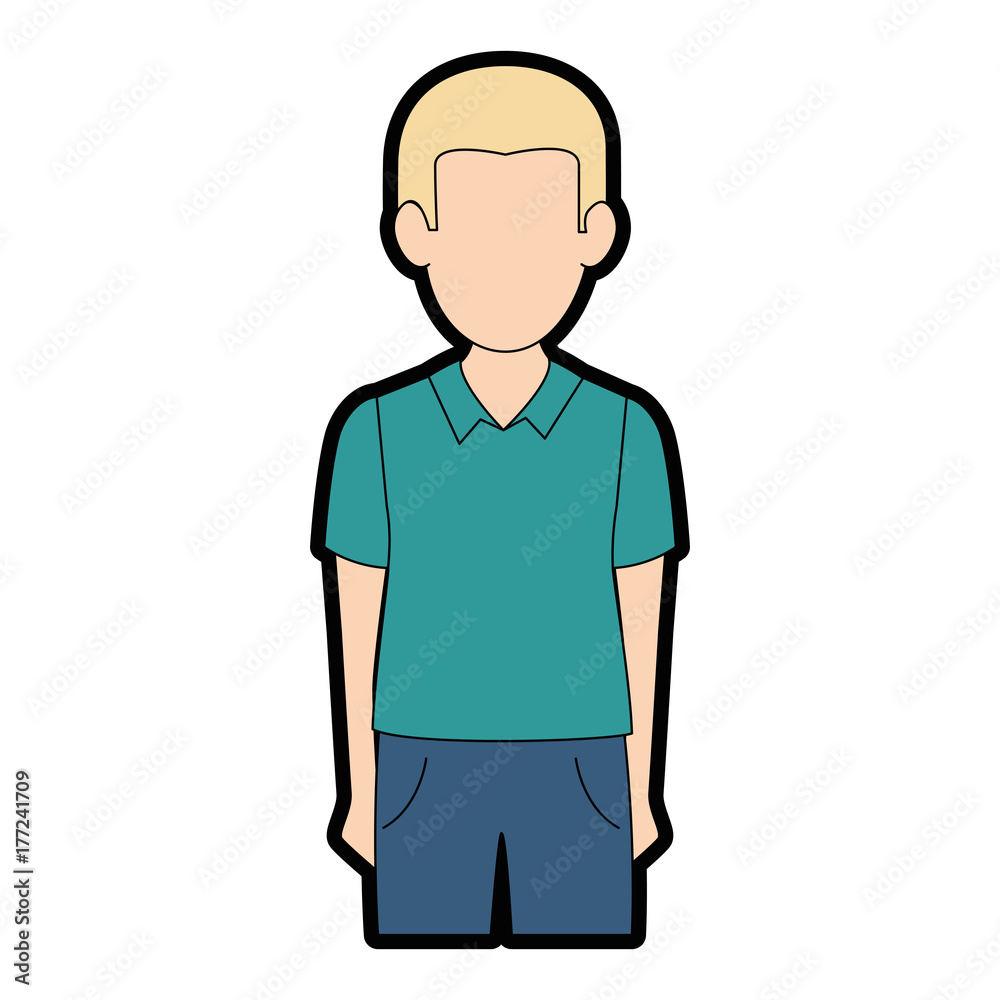 young man avatar character young man avatar character