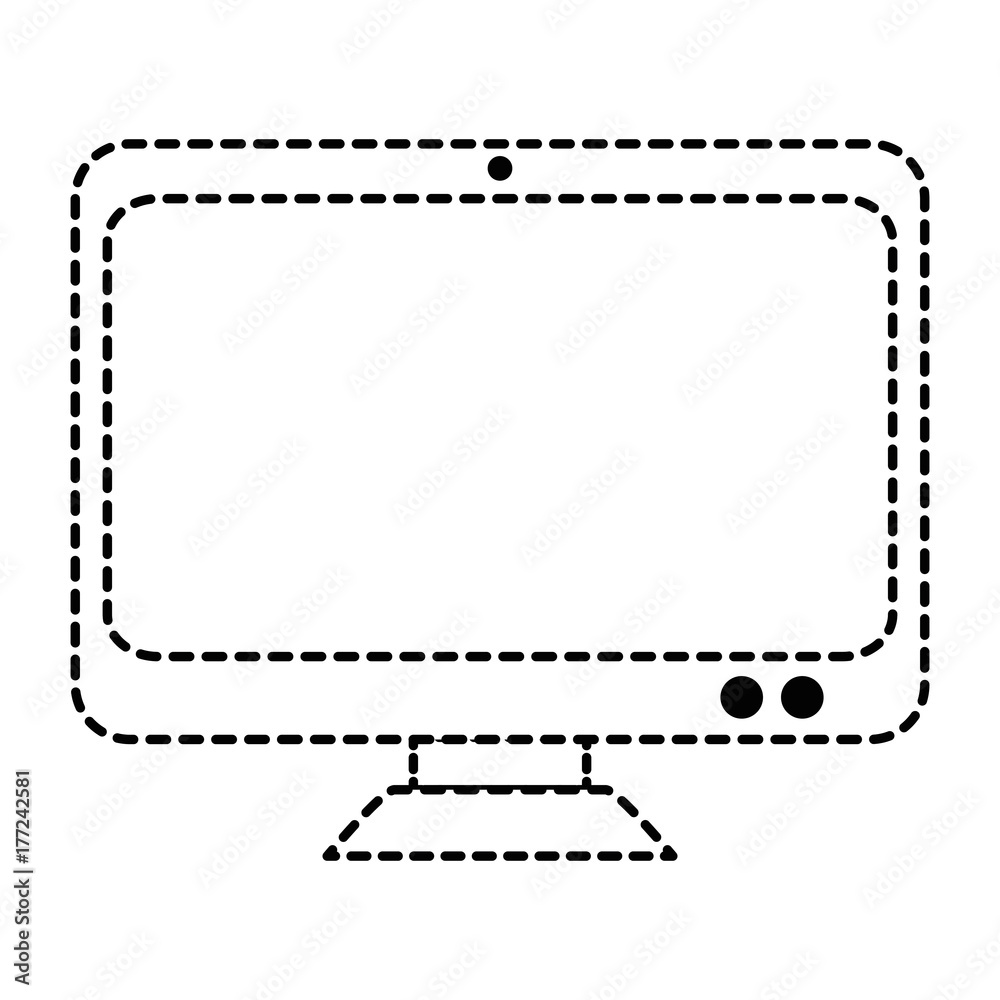 computer display isolated icon