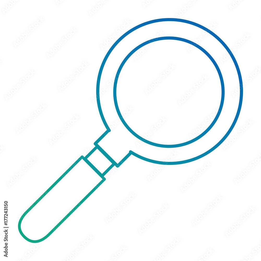 magnifying glass isolated icon magnifying glass isolated icon