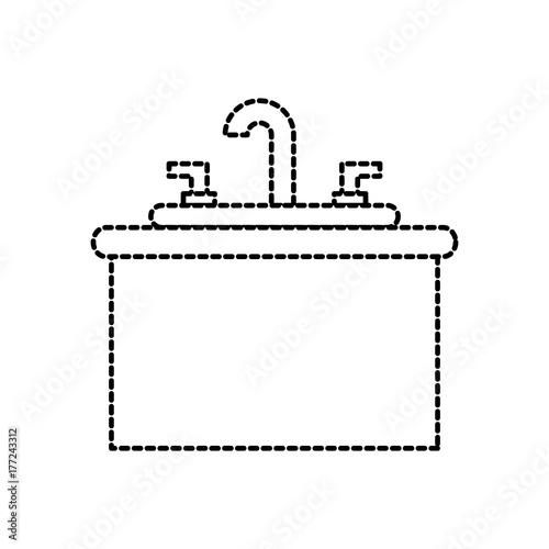 bathroom interior with sink vanity cabinet furniture