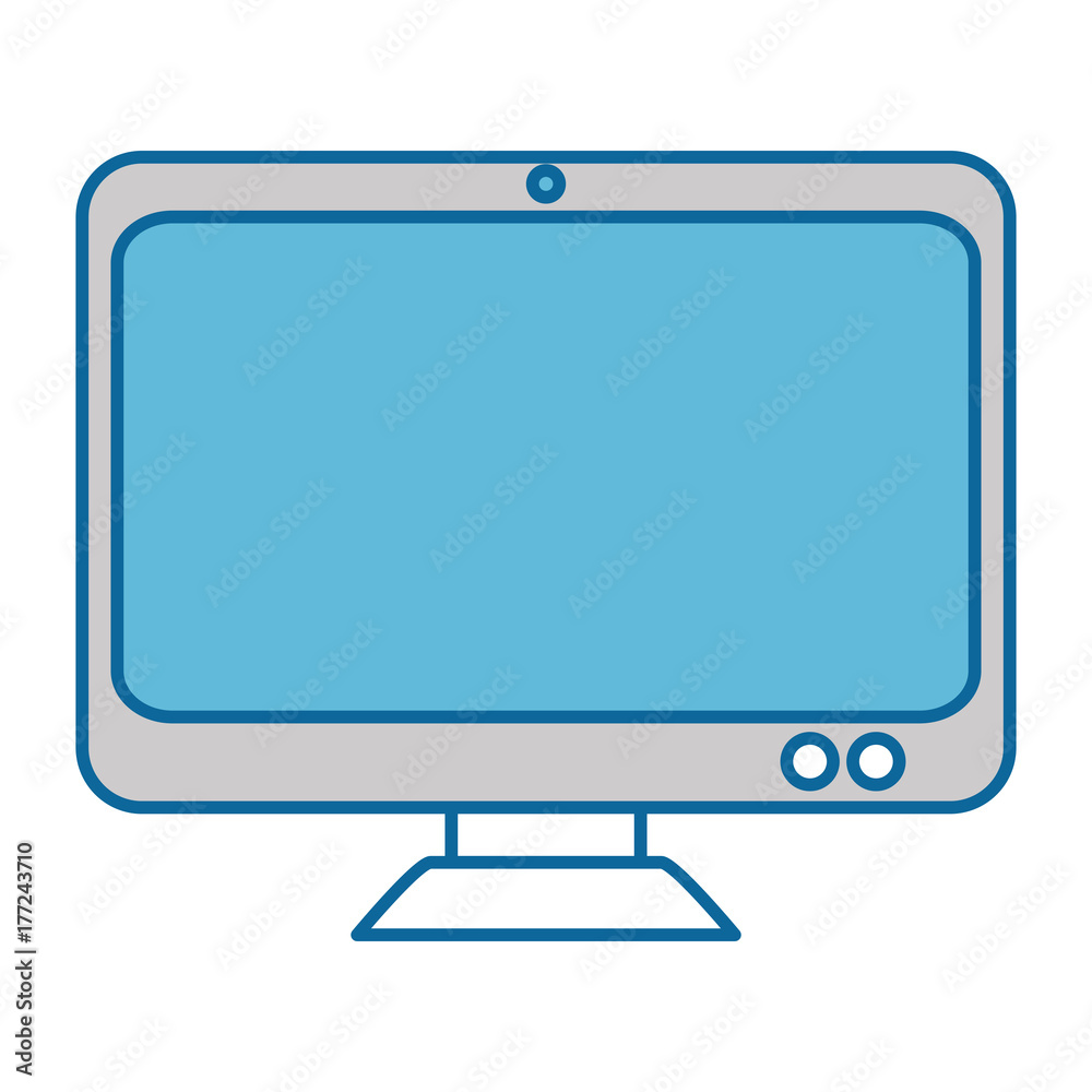 computer display isolated icon computer display isolated icon