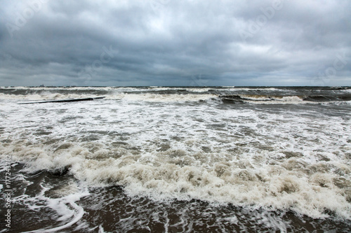 Storm at sea