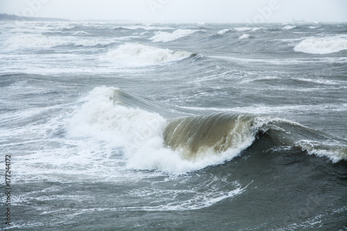 Storm at sea
