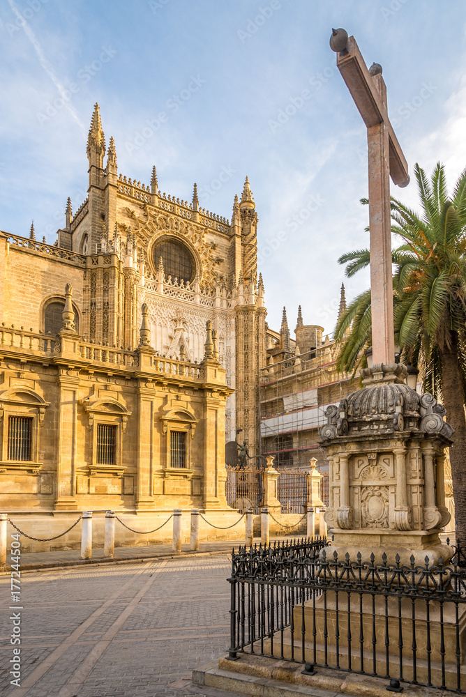 Portal of Sevilla Cathedral - Spain