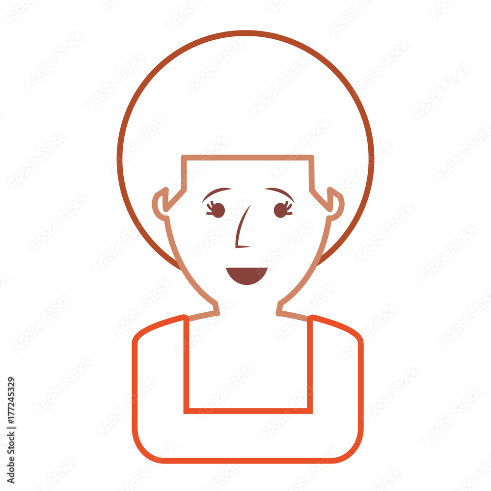 woman face vector illustration