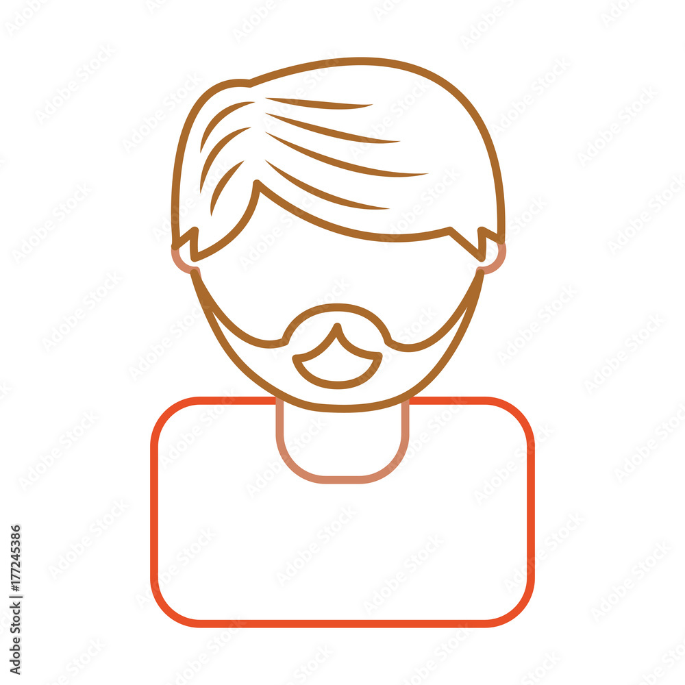 man face vector illustration man face vector illustration