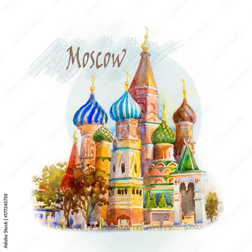 The main tourist attraction in Moscow,Russia. The main tourist attraction in Moscow,Russia.