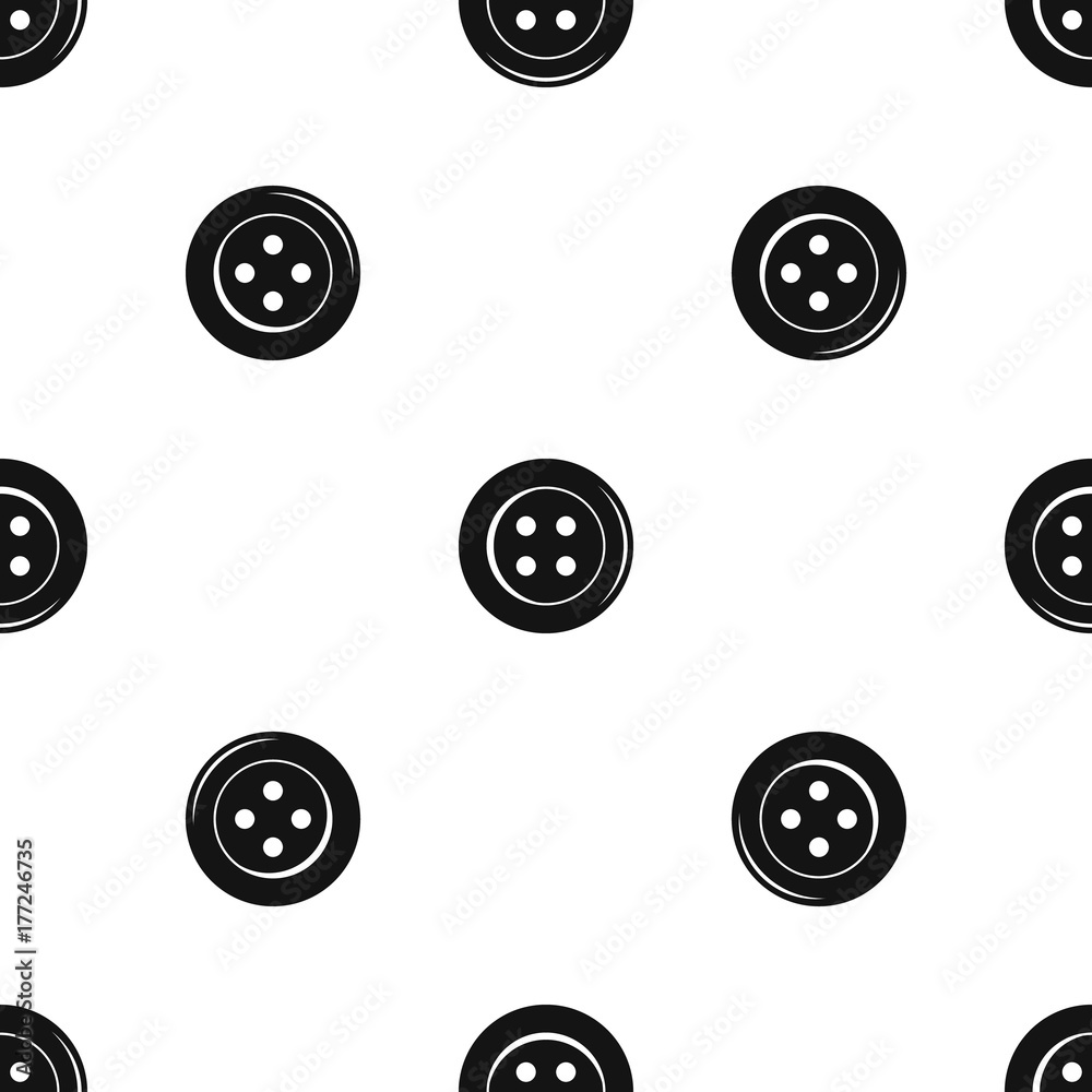 Sewing button pattern seamless black Sewing button pattern seamless black