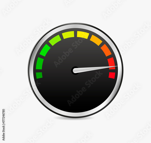 speedometer vector icon