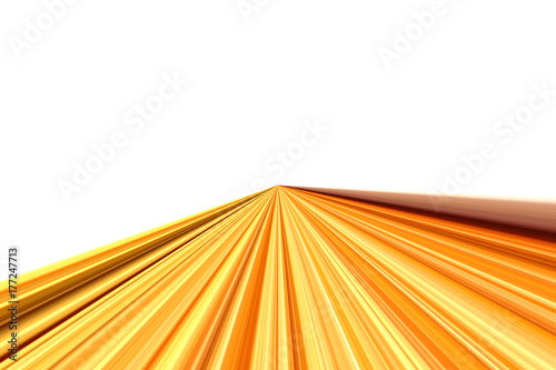 Yellow and gold Starburst on white background  photo