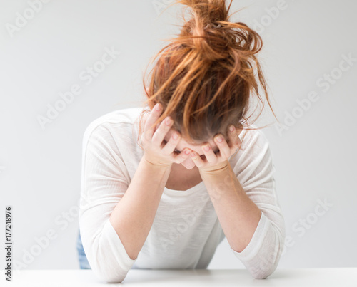 stress girl