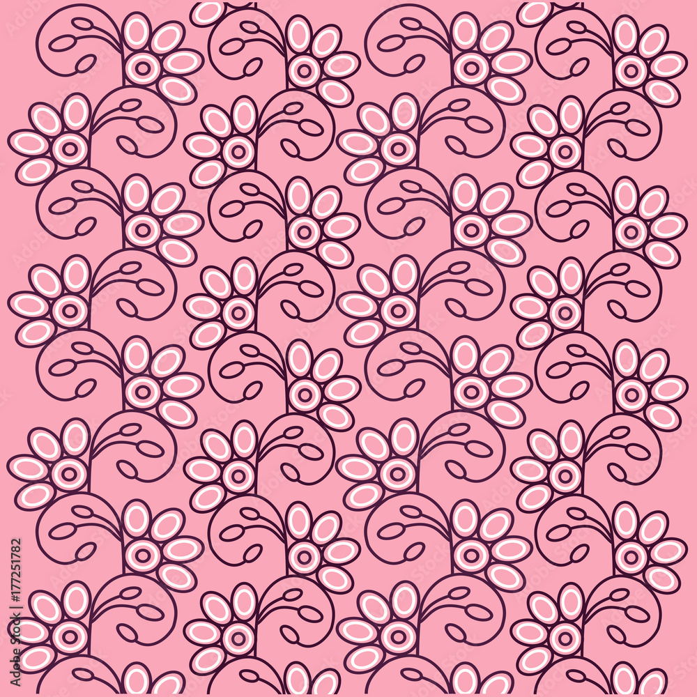 Seamless floral pattern.
