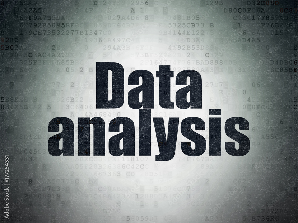Data concept: Data Analysis on Digital Data Paper background Data concept: Data Analysis on Digital Data Paper background