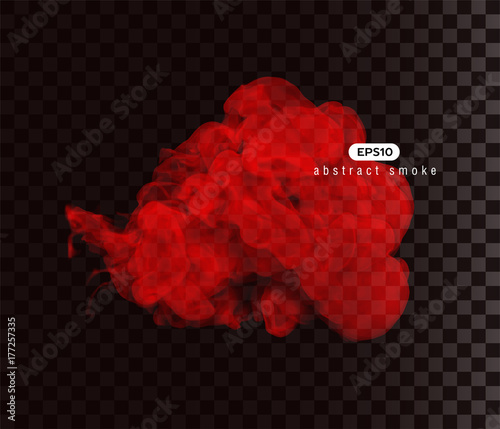 Vector illustration of smoky shape.
