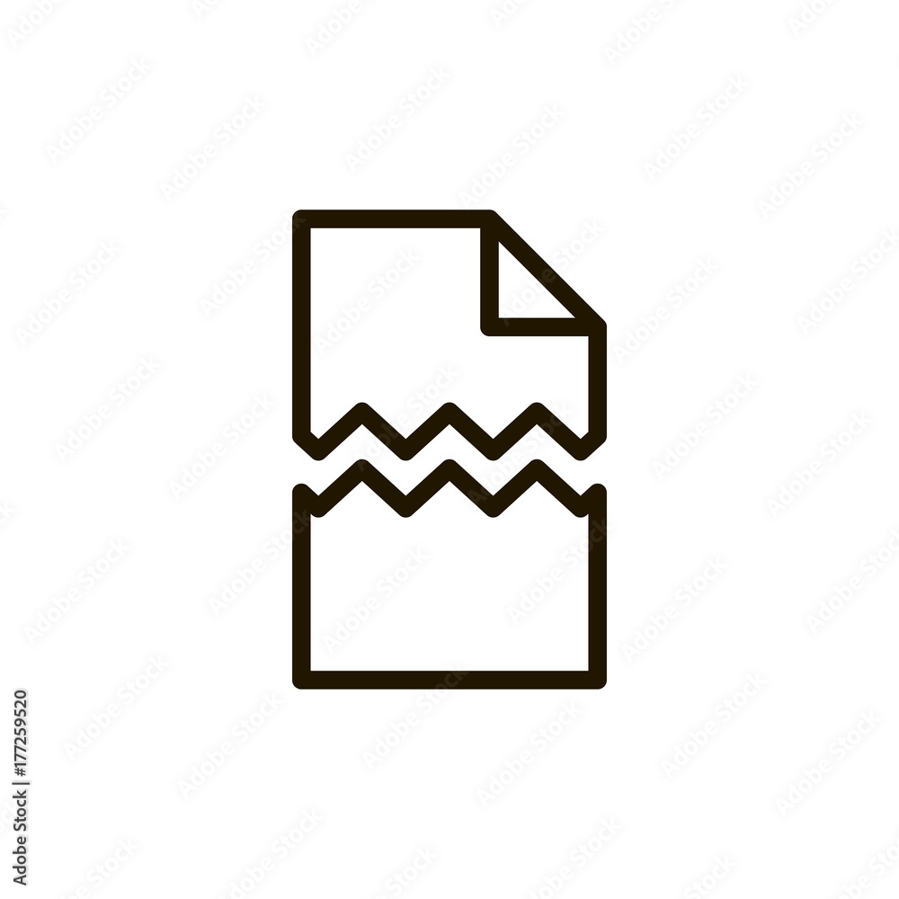 Flat line icon Flat line icon