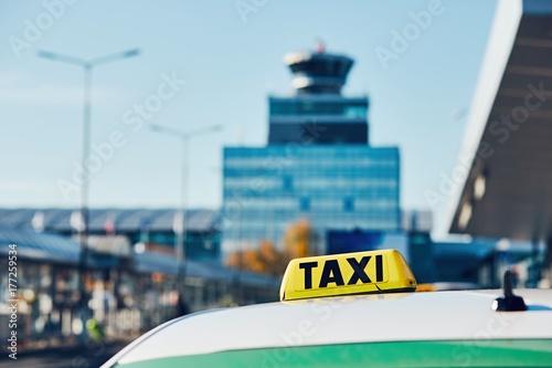 Taxi car on the street