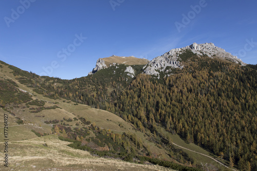 Leobner Mauer am Hochschwab, Gebirge in der Steiermark, Österreich