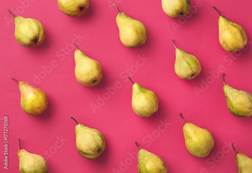 Colorful pattern of pears photo