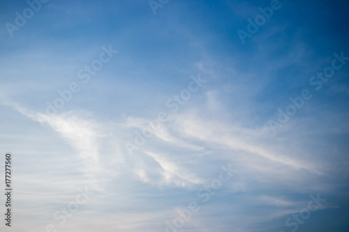 Fototapeta Naklejka Na Ścianę i Meble -  White cloud with blue sky background, have the copy space