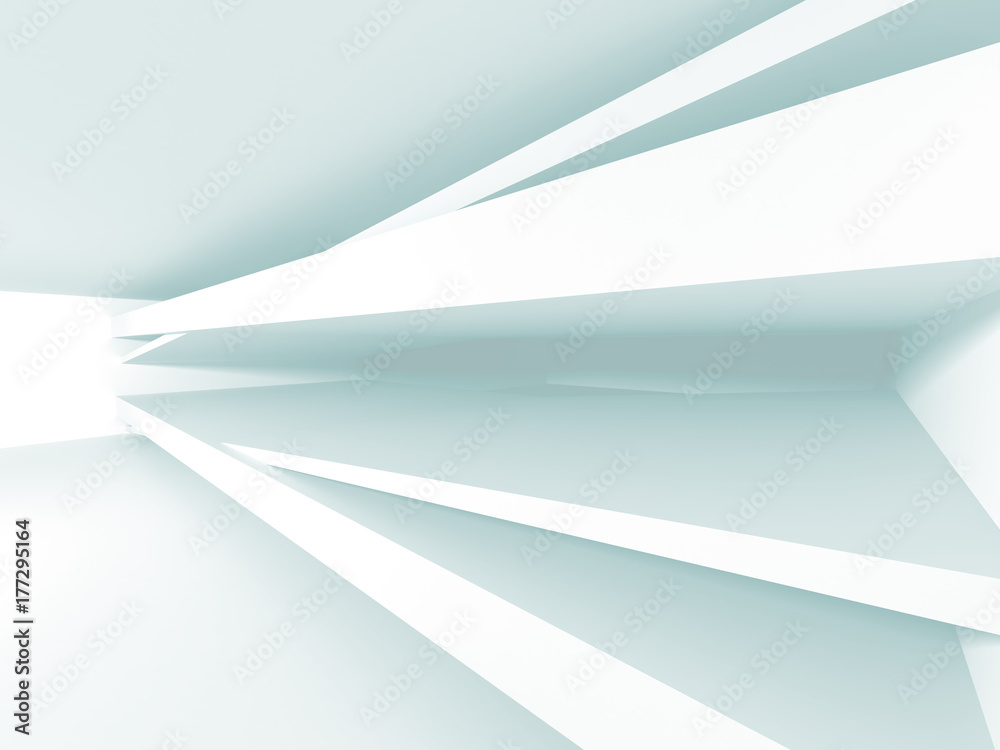 Futuristic White Architecture Design Background Futuristic White Architecture Design Background