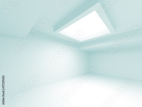 Futuristic White Architecture Design Background