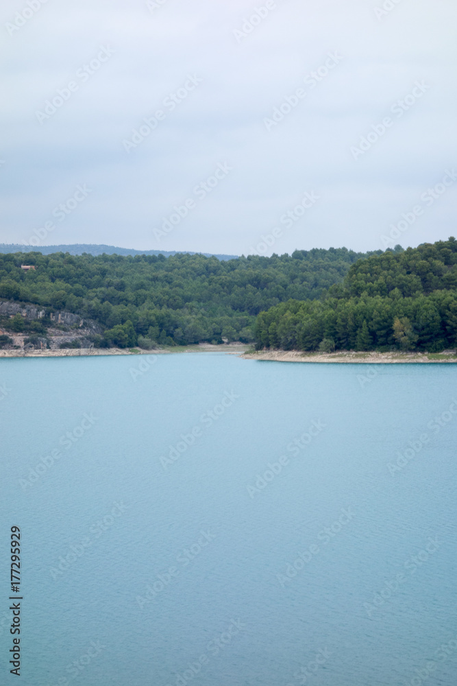 The sichar reservoir in Castellon, Valencia, Spain The sichar reservoir in Castellon, Valencia, Spain