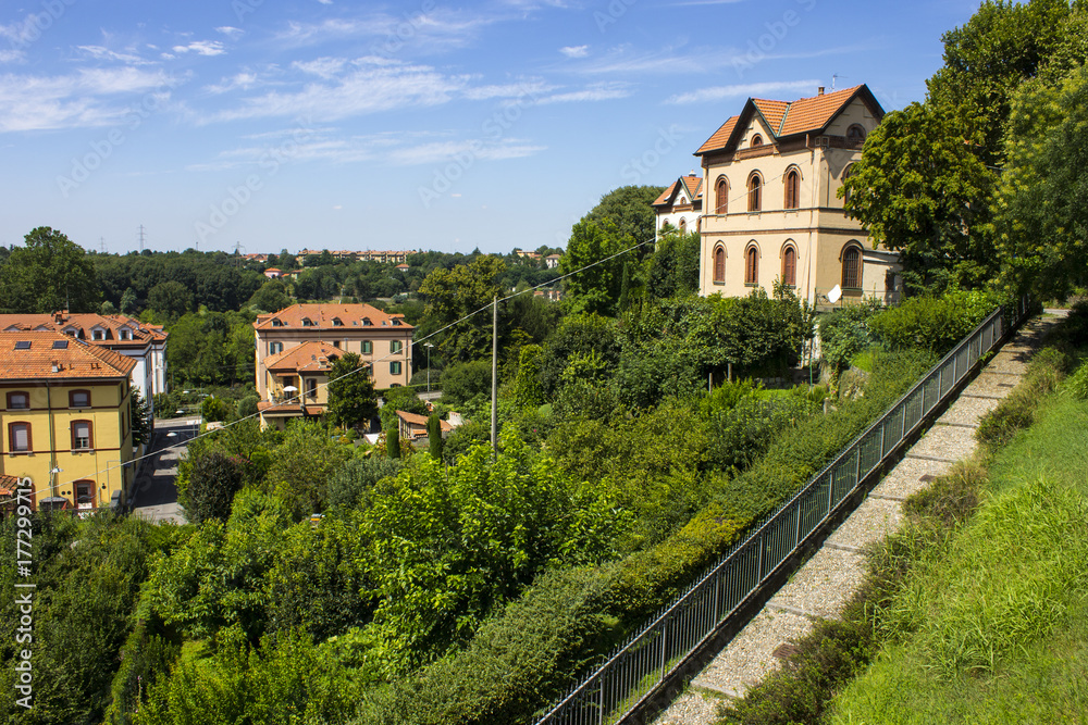 Crespi d'Adda, a historic settlement in Lombardy, Italy, and a great example of the 19th-century company towns built in Europe. A World Heritage Site since 1995