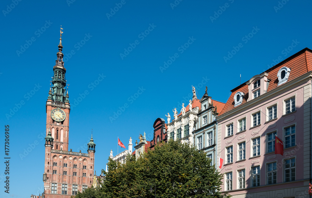 Old Main Town Hall in Gdansk, Poland