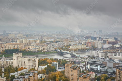 Views of Moscow from the height of bird flight
