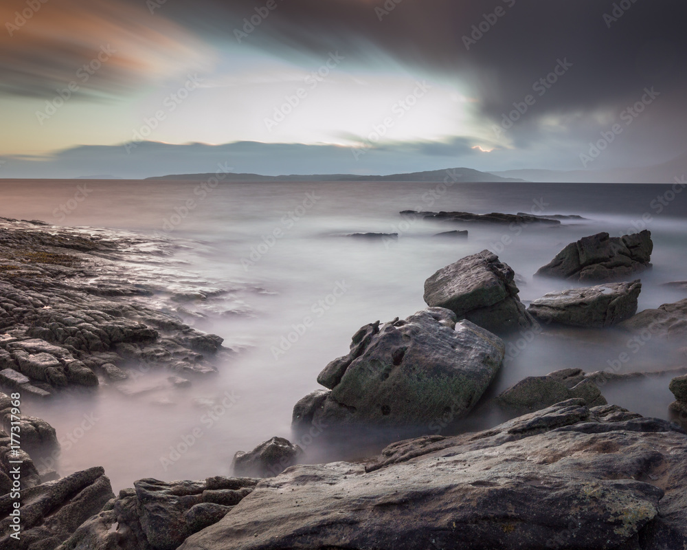 Obraz premium On the shores of Loch Scavaig