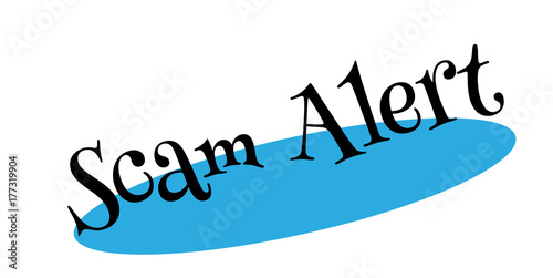 Scam Alert rubber stamp. Grunge design with dust scratches. Effects can be easily removed for a clean, crisp look. Color is easily changed.