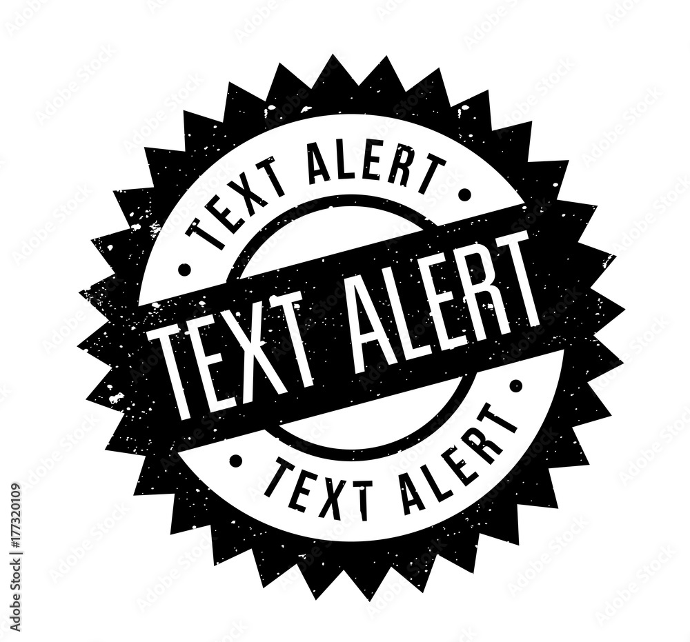 Text Alert rubber stamp. Grunge design with dust scratches. Effects can be easily removed for a clean, crisp look. Color is easily changed. Text Alert rubber stamp. Grunge design with dust scratches. Effects can be easily removed for a clean, crisp look. Color is easily changed.