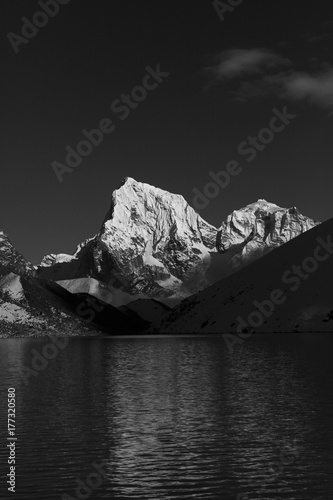 Mt. Cholatse, 6440m, Sagarmatha National Park, Everest Region, Nepal. photo