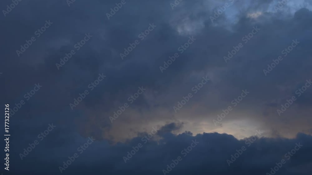 time-lapse moving black clouds above dusk sky time-lapse moving black clouds above dusk sky