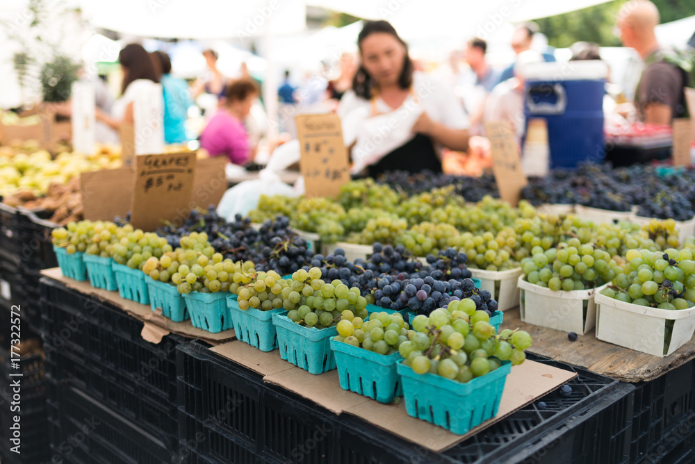 Fototapeta premium Feira de produtos orgânicos na Union Square, Nova York 