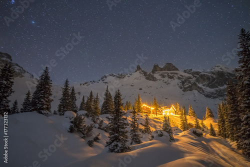 Sternenklare Winternacht