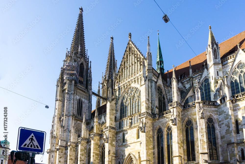 Fototapeta premium Dom St. Peter in Regensburg