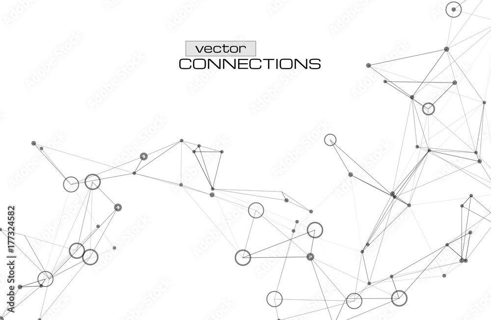 Connection structure. Abstract connecting network of triangles and lines. Digital background. Intelligence artificial. Science background Connection structure. Abstract connecting network of triangles and lines. Digital background. Intelligence artificial. Science background