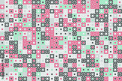 Vector background with abstract geometric pattern 