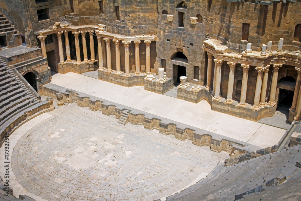 Fototapeta premium Roman amphitheater Bosra - Syria