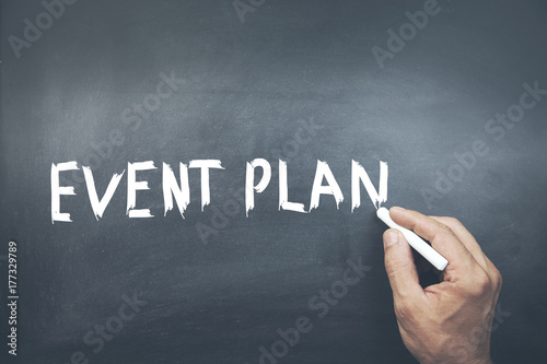 man written event planing text