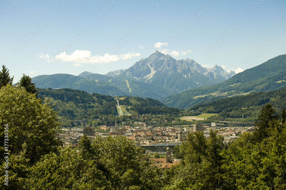 Austrian Mountains in Insbruck