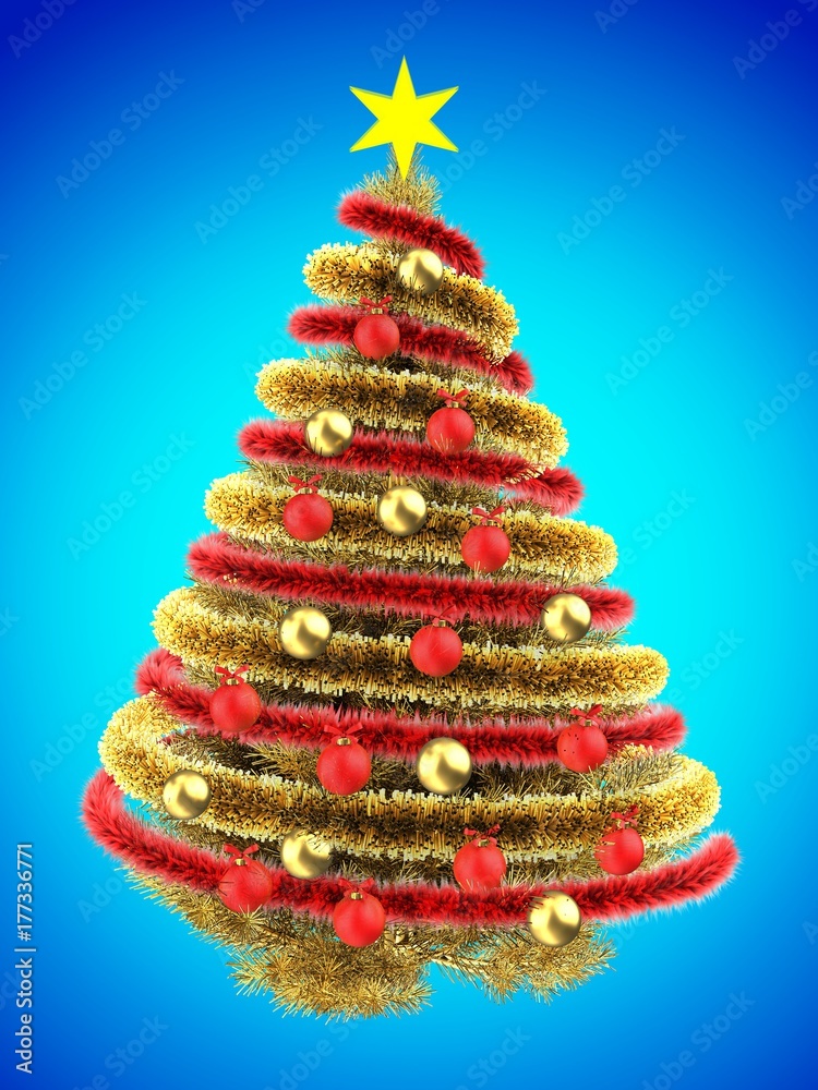 3d tinsel