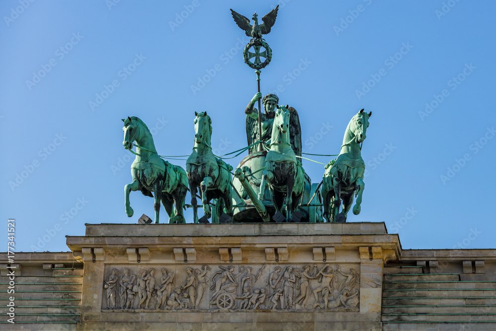 Obraz premium Brandenburger Tor (Quadriga)