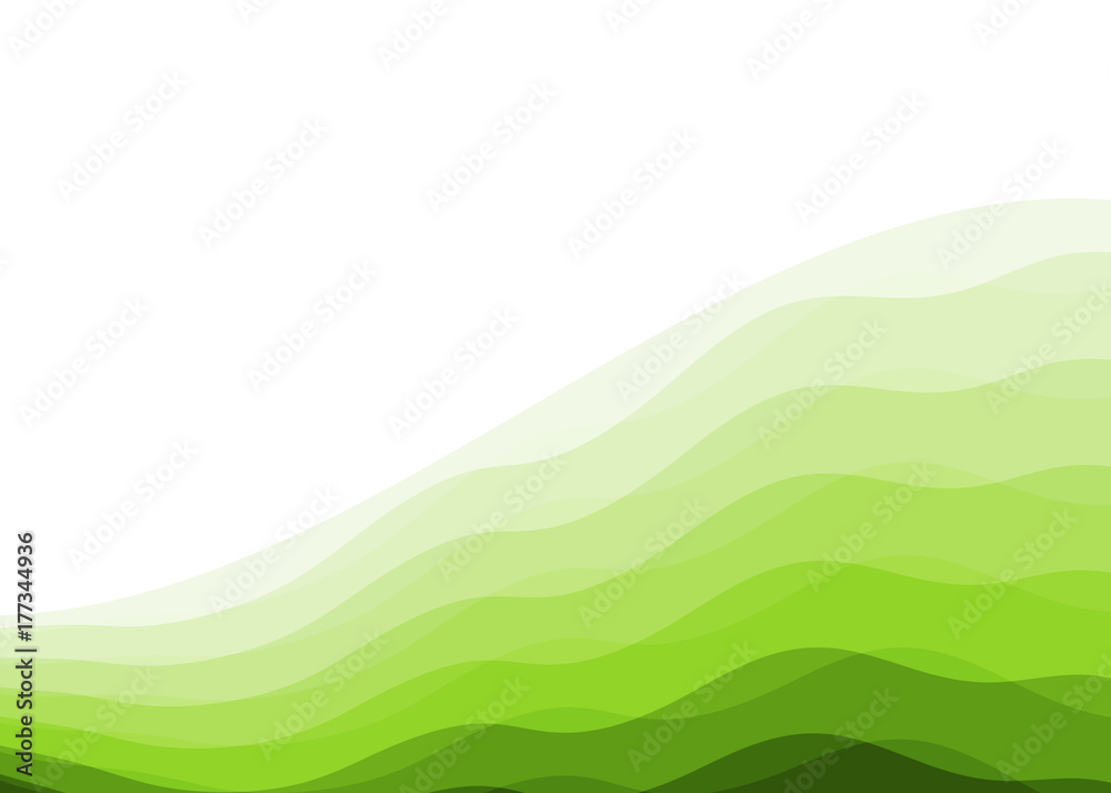 abstract background WAVE green