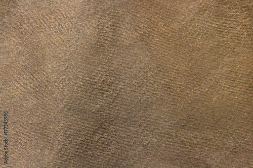 Texture of brown fabric - knitted cotton
